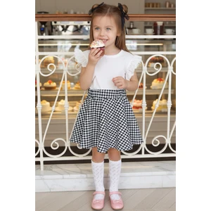 Parla Kids Kız Çocuk Kyle Kolsuz Bluz Etek Toka Takım