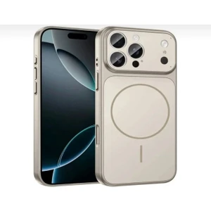 Gezbul Store iPhone 14 Pro Max Uyumlu 17 Pro Max Görünümüne Çeviren Magsafe Özellikli Glass Telefon Kılıfı