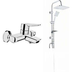 Solid S Banyo Bataryası ve Tema Carismo Tepe Duş Seti