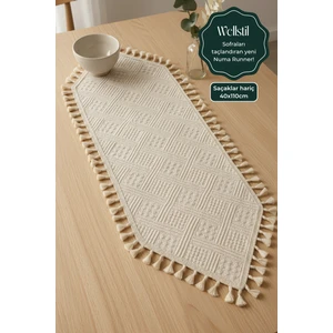 Numa | Saçaklı Bohem Runner 40 x 110 cm