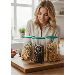 Duo 6" Lı Kavanoz & Saklamakabı (1400CC)