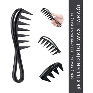 Profesyonel Şekillendirici Karbon Tarak, Profesyonel Wax Kuaför Tarağı