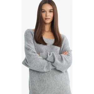 Regular Fit Kayık Yaka Triko Kazak G5652AX25WN