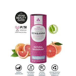 Ben & Anna Pink Grapefruit  Deodorant Stick 40 G