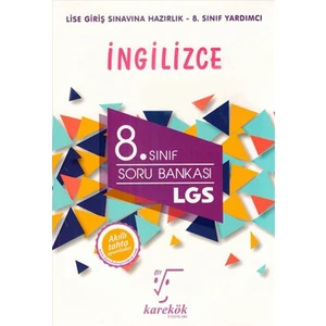 Karekök Yayıncılık  8. Sınıf LGS İngilizce Soru Bankası