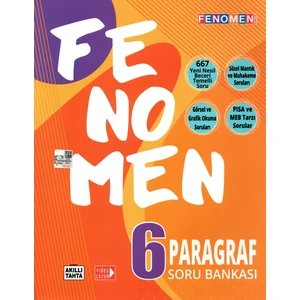 Gama Yayınları Fenomen Yayıncılık  6. Sınıf Paragraf Fenomen Soru Bankası