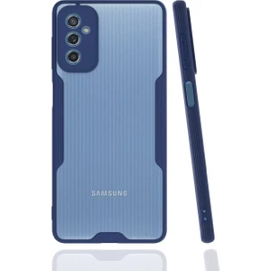 Samsung Galaxy M52 5g Kılıf Platin Silikon - Lacivert