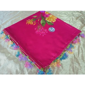 ve Reyhan El Emeği Iğne Oyası Yazma , Fular ,yemeni, Mevlit Örtüsü ,hediyelik 4 Kenarı Oyalı