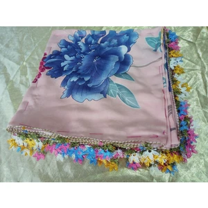 ve Reyhan El Emeği Iğne Oyası Yazma , Fular ,yemeni, Mevlit Örtüsü ,hediyelik 4 Kenarı Oyalı