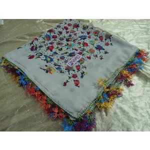 ve Reyhan El Emeği Iğne Oyası Yazma , Fular ,yemeni, Mevlit Örtüsü ,hediyelik 4 Kenarı Oyalı