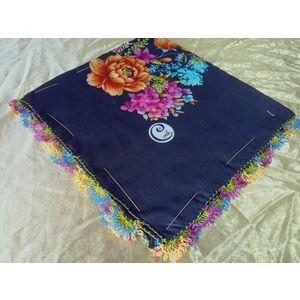 ve Reyhan El Emeği Iğne Oyası Yazma , Fular ,yemeni, Mevlit Örtüsü ,hediyelik 4 Kenarı Oyalı