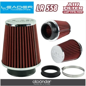 Leader Universal Spor Tip Açık Hava Filtresi – Yüksek Performans Motor Hava Emme Filtresi