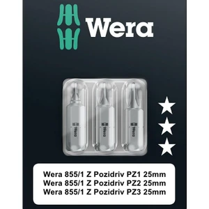 855/1Z Pozidriv Bits Uç Pz1-3 Set 05073311001