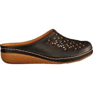 Carla Verde Cv 8670, Siyah Kadın Zımbalı Sabo Terlik