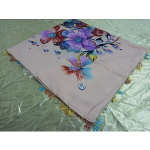 ve Reyhan El Emeği Iğne Oyası Yazma , Fular ,yemeni, Mevlit Örtüsü ,hediyelik 4 Kenarı Oyalı