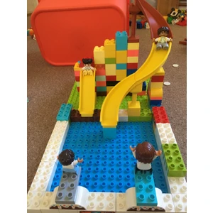 Studyo Tridi Yapı Blok Uyumlu Kaydırak Seti | 3D Yazıcı Üretimi | Kaydırak Seti