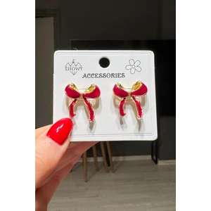 H&E Design Kadın Gümüş Renk Fiyonk Küpe