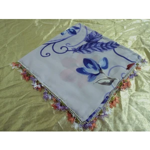 ve Reyhan El Emeği Iğne Oyası Yazma , Fular ,yemeni, Mevlit Örtüsü ,hediyelik 4 Kenarı Oyalı