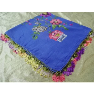 ve Reyhan El Emeği Iğne Oyası Yazma , Fular ,yemeni, Mevlit Örtüsü ,hediyelik 4 Kenarı Oyalı