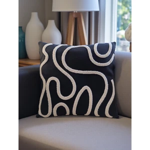 Nunu Teks Bohem Tarz Punch Nakışlı Kırlent Kılıfı | 43X43 cm