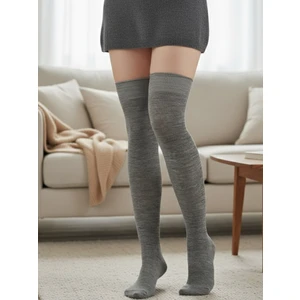 Algitsin OLA Algitsin O L A Kadın Diz Üstü Yün Çorap