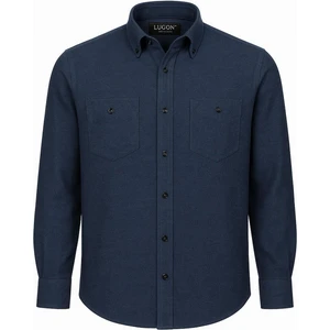 Erkek Çift Cep Kışlık Kaşmir Gömlek