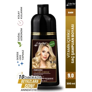 Color One Sarı Saç Dip Boya Şampuanı 300 ml (Doğal Sarı Saçlar Için)