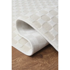 Badelya Home Krem Pamuk Taban Modern Desen Özel Ölçü Salon Koridor Çocuk Antre Oturma Odası Halı Yolluk