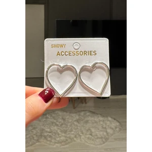 H&E Design Kadın Kalp Heart Küpe