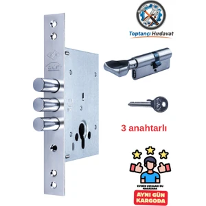Daf Kilit Çelik Kapı Emniyet Kilidi Üst Emniyet Barelli