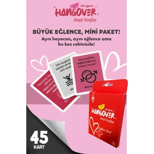 Hangover Çiftlere Özel Ateşli İtiraf Kart Oyunu Modern Tema Kağıt Malzeme 2+ Oyuncu