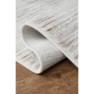 Badelya Home Krem Bej Pamuk Taban Modern Desen Özel Ölçü Salon Koridor Çocuk Antre Oturma Odası Halı Yolluk