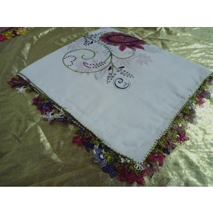ve Reyhan El Emeği Iğne Oyası Yazma , Fular ,yemeni, Mevlit Örtüsü ,hediyelik 4 Kenarı Oyalı