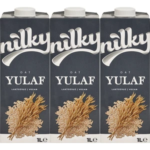 Yulaf Sütü Bitkisel Bazlı Laktosuz Vegan 3x1 lt