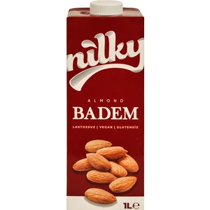 Badem Sütü Glütensiz Bitkisel Bazlı Laktosuz Vegan 1 lt