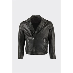 Siyah Deri Erkek Ceket