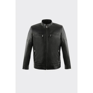 Siyah Deri Erkek Ceket