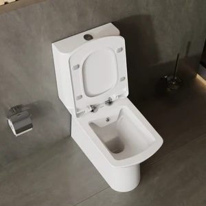 Nova Beyaz Kanalsız Duvara Sıfır Klozet Takımı NV361, Creavit Lara Yavaş Kapak