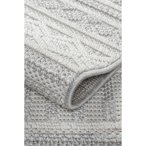 Estiva Home Gri Krem Bukle Dokuma Halı – Yumuşak Dokulu, Antialerjik, Kaymaz Taban – Salon, Oturma Odası ve Koridor Halısı