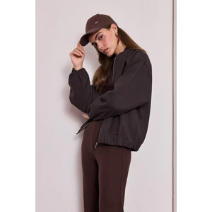 Fermuarlı Cepli Tafta Ceket F7638AX25AU