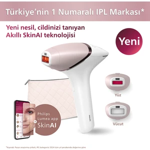 Lumea BRI950/02 Lumea Lazer Epilasyon Ipl Tüy Alma Cihazı Yüz+Vücut+Hassas Bölge Kullanımı,kablolu/kablosuz Kullanım