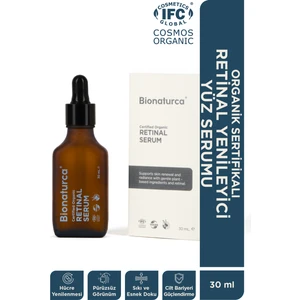 Organik Sertifikalı Retinal Yenileyici Yüz Serumu 30 ml - Bionaturca