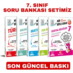 Sinan Kuzucu Yayınları 7. Sınıf Meb Böyle Sorar Soru Bankası Seti