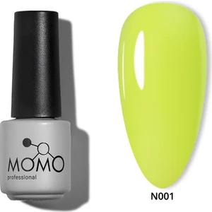 Momo Professional Kalıcı Oje N001 Neon Sarı 4 ml 3 Hafta Kalıcılık Sağlayan Özel Formül