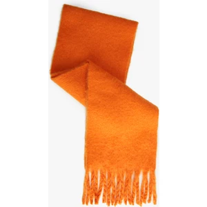 Yumuşak Dokulu Püsküllü Uzun Atkı