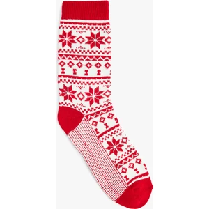 Yılbaşı Temalı Kalın Soket Çorap