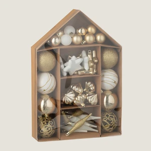 Cewa 50LI Yılbaşı Topu Seti Altın