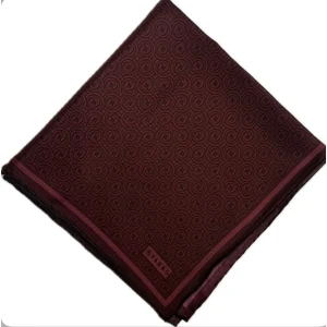 Tivil Monogram Ipek Eşarp 41408-BORDO