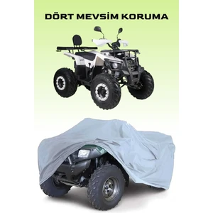 Gri Revolt Ra5 Atv Branda, Güvenli, Su Geçirmez Dayanıklı Kumaş