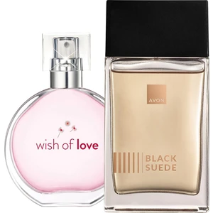 Parfüm Seti Black Suede Erkek EDT ve Wish Of Love Kadın EDT 125 ml Hediye Paketi
